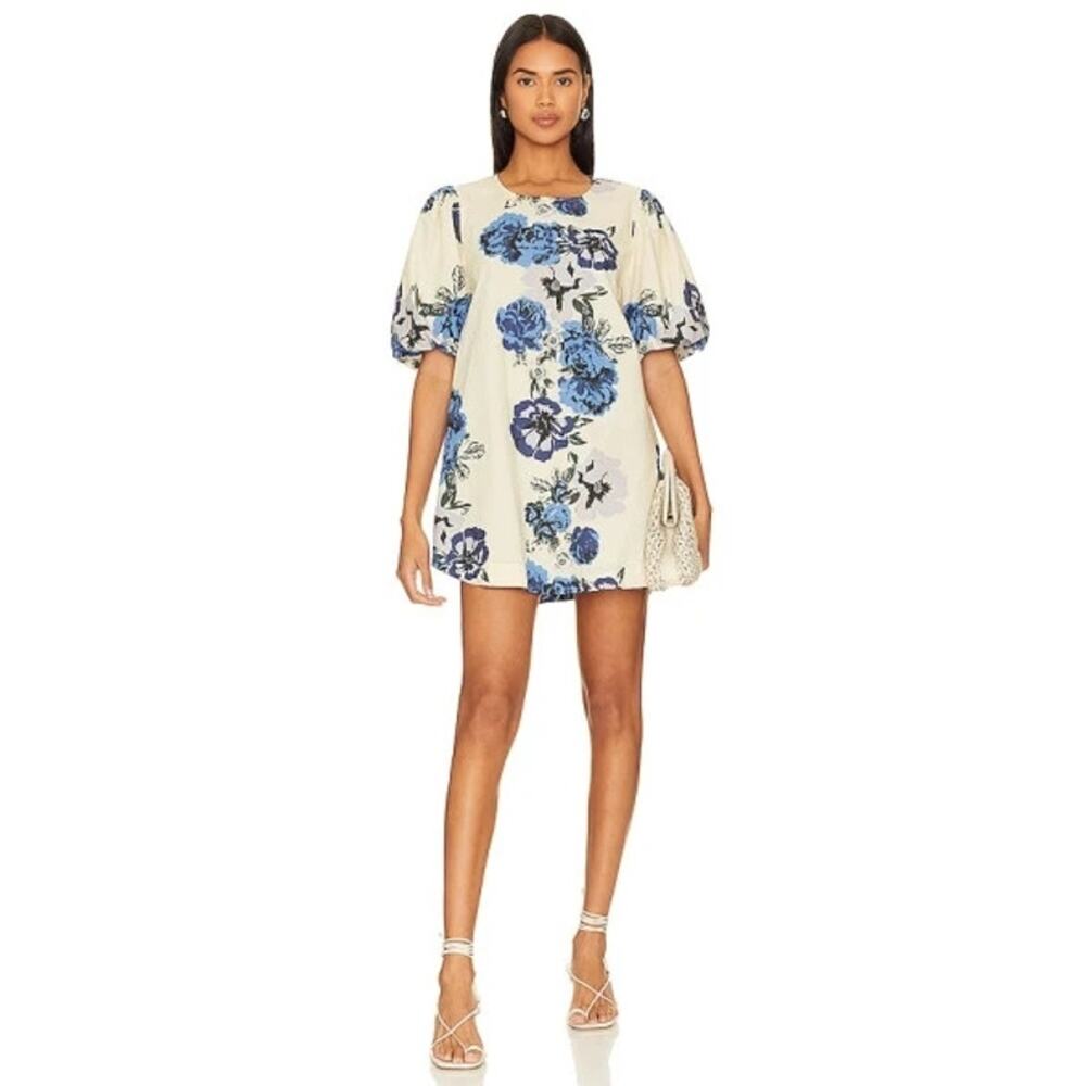 Free People Maye Cotton Poplin Tunic Mini Dress NWT